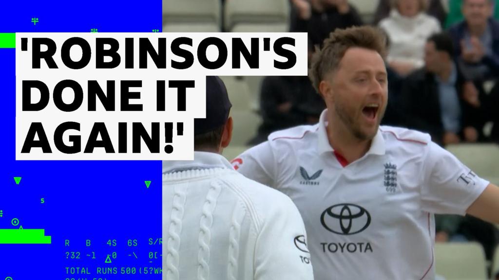 Robinson Starts with a Bang: Two Wickets, No Runs in First Over