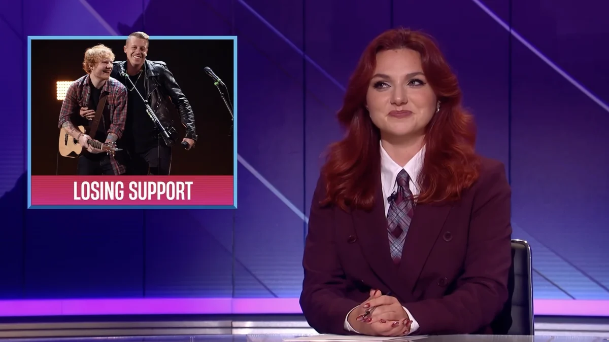 SNL UK’s Weekend Update Brutally Roasts Ed Sheeran