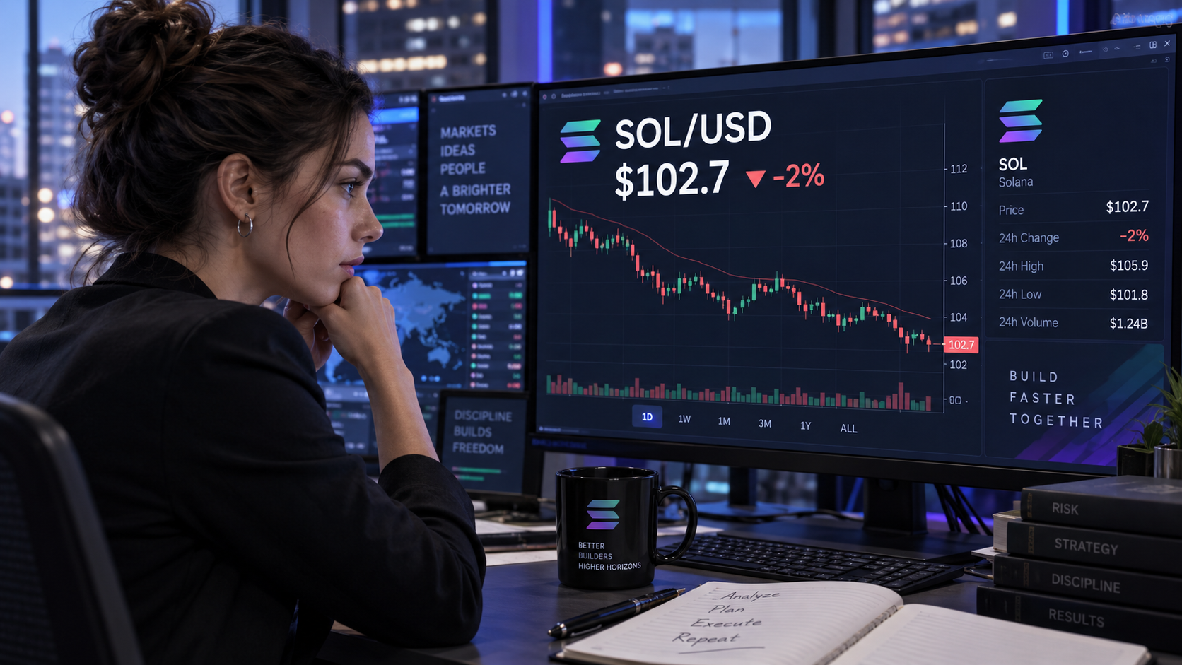 Solana Tests $100 Support as Whale Traders Bet on Price Rebound