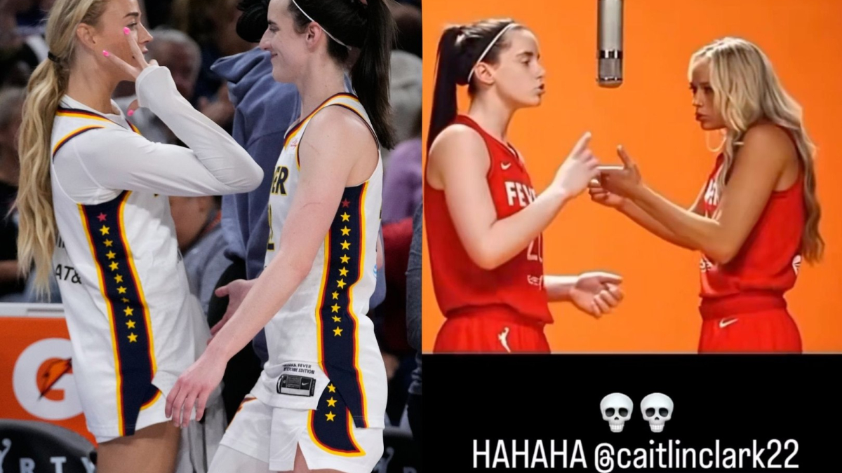 Sophie Cunningham Can’t Stop Laughing as Caitlin Clark Joins Her in Viral AI Recreation