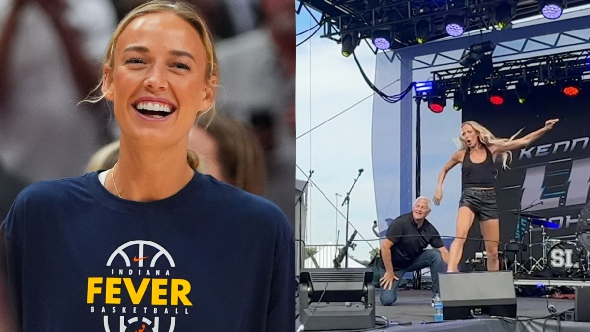 Sophie Cunningham’s Football Kick Goes Hilariously Wrong Before NASCAR Race