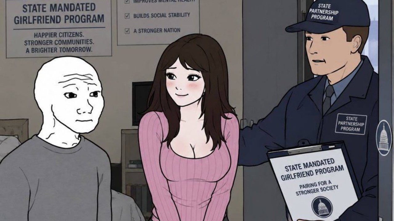 ‘State-Mandated Girlfriend’ Concept Sparks Debate After Viral ‘Wojak’ Meme