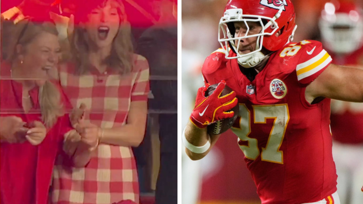 Taylor Swift Celebrates Travis Kelce’s Big Run Against Denver Broncos