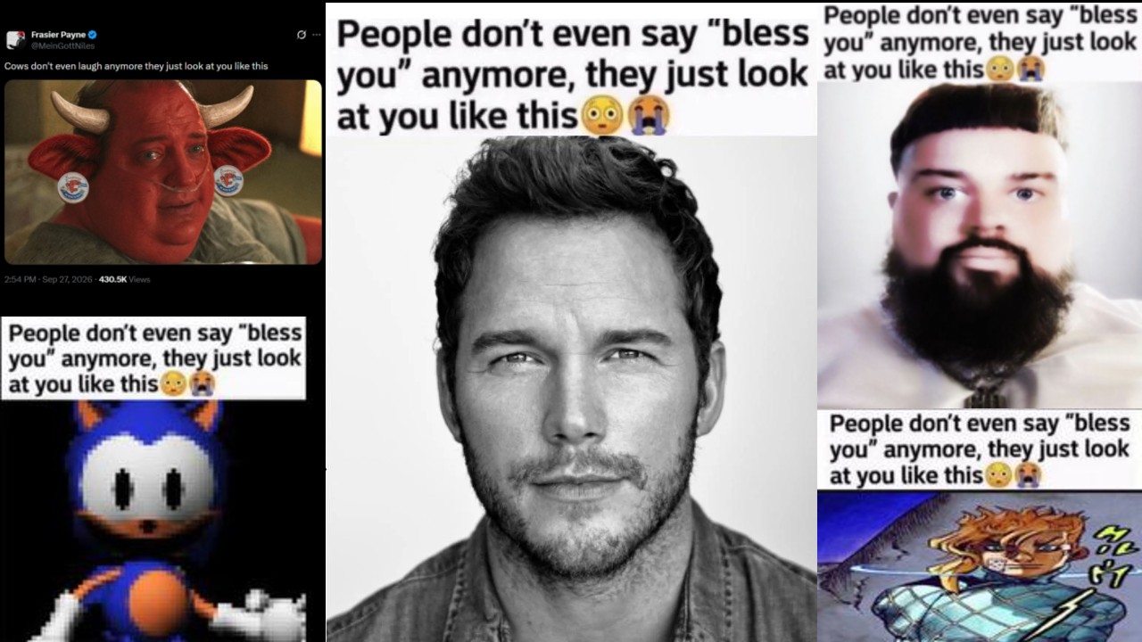 The 'They Just Look At You Like This' Meme Has Grown Across Social Media for Six Years