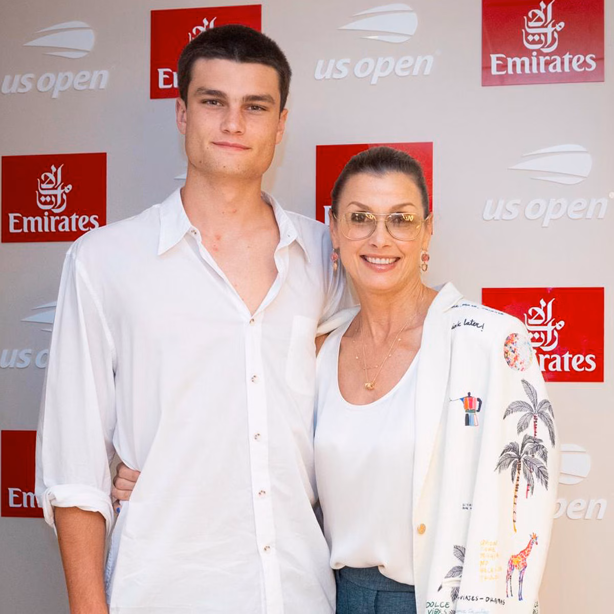 Tom Brady and Bridget Moynahan’s 19-Year-Old Son Jack Towers Over His Mother at the US Open