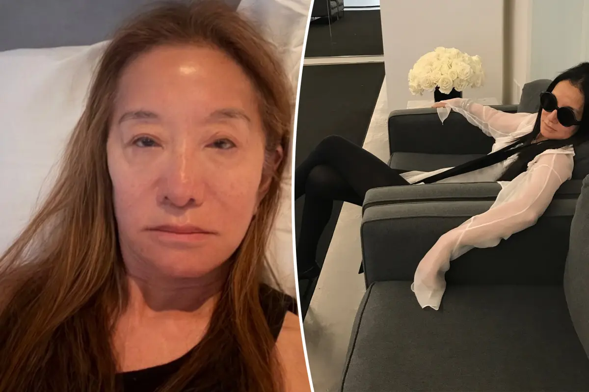 Vera Wang, 77, Shares Makeup-Free Selfie From Bed: ‘My real office’