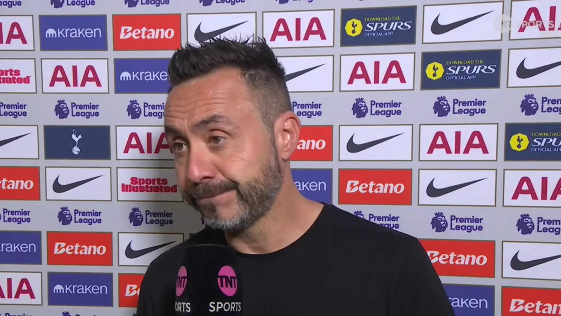 ‘We can’t lose this game in this way’: Roberto De Zerbi reacts to Tottenham’s defeat vs Aston Villa