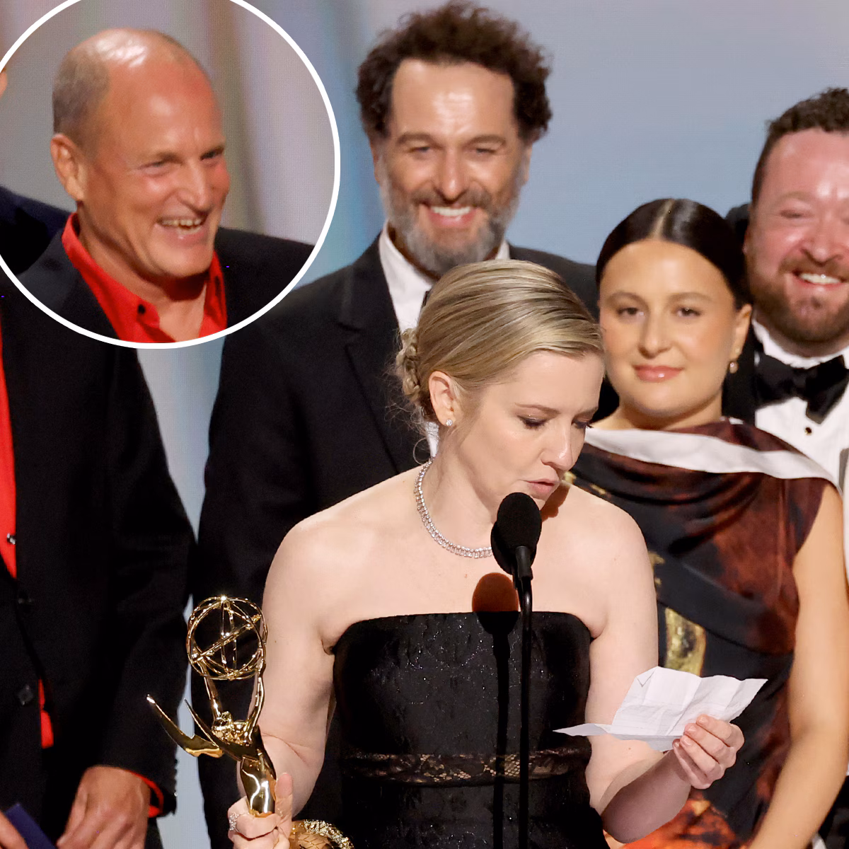 Widow’s Bay Cast Responds After Woody Harrelson Crashes Their Emmy Win